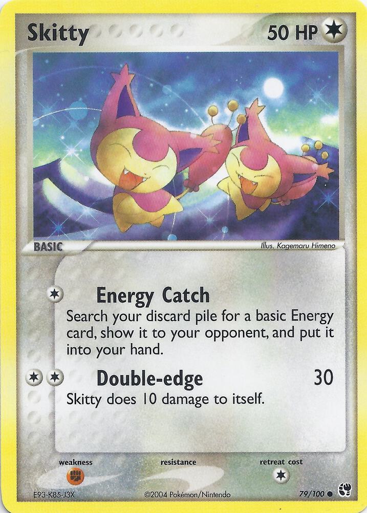 Skitty 79 card from EX Battle Stadium