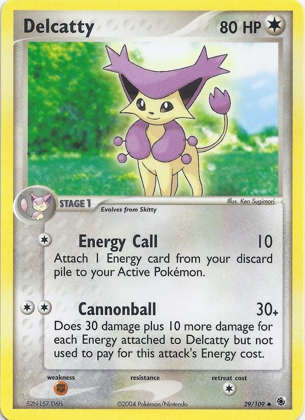 Delcatty 29 card from EX Battle Stadium