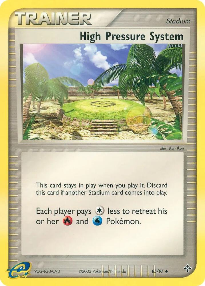 High Pressure System 85 card from EX Battle Stadium