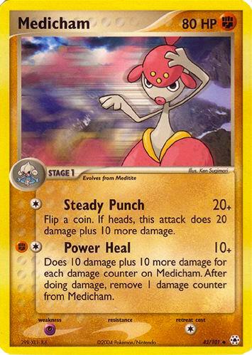 Medicham 42 card from EX Battle Stadium