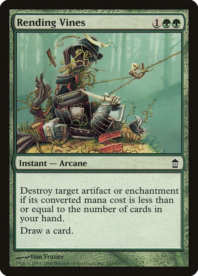 Rending Vines 143 card from Saviors of Kamigawa