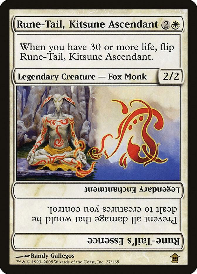 Rune-Tail, Kitsune Ascendant 27 card from Saviors of Kamigawa