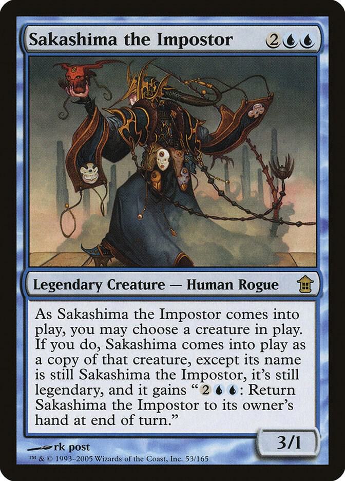 Sakashima the Impostor 53 card from Saviors of Kamigawa