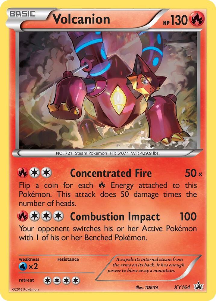 Volcanion XY164 card from XY Promos
