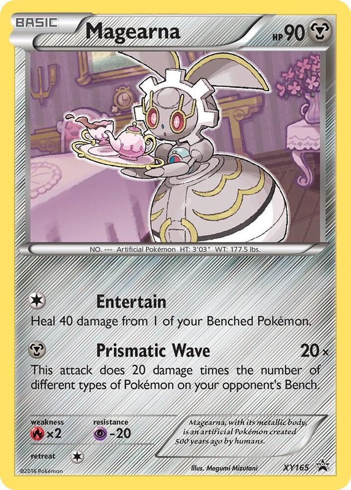 Magearna XY165 card from XY Promos