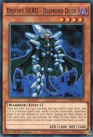 Destiny HERO - Diamond Dude DESO-EN009 card from Destiny Soldiers