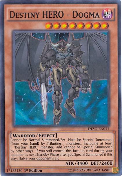 Destiny HERO - Dogma DESO-EN011 card from Destiny Soldiers