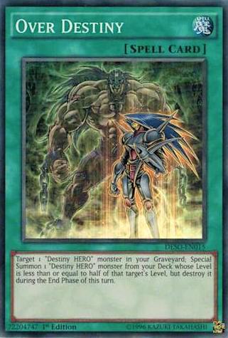 Over Destiny DESO-EN015 card from Destiny Soldiers
