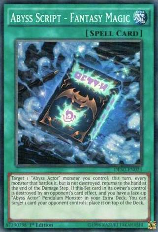 Abyss Script - Fantasy Magic DESO-EN023 card from Destiny Soldiers