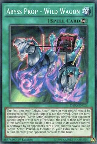 Abyss Prop - Wild Wagon DESO-EN026 card from Destiny Soldiers
