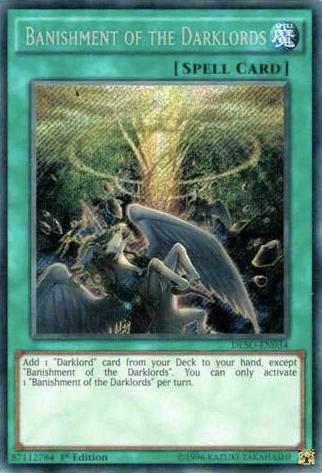 Banishment of the Darklords DESO-EN034 card from Destiny Soldiers