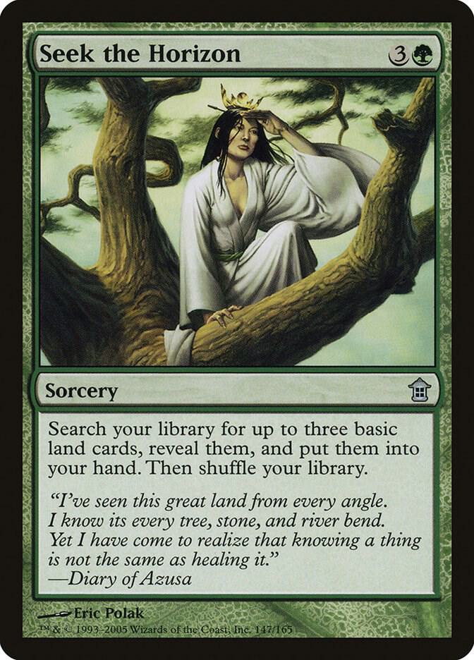 Seek the Horizon 147 card from Saviors of Kamigawa