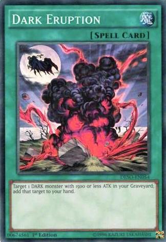 Dark Eruption DESO-EN054 card from Destiny Soldiers