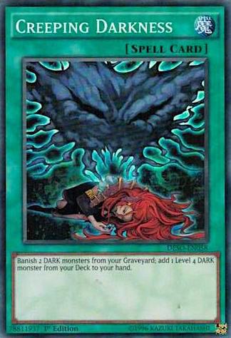 Creeping Darkness DESO-EN058 card from Destiny Soldiers