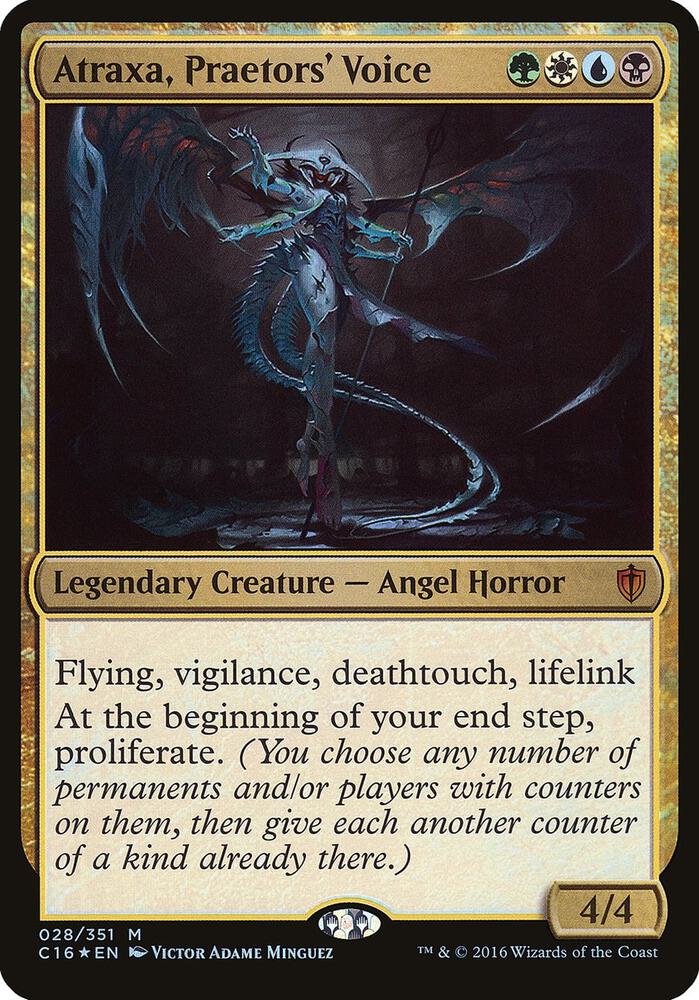 Atraxa, Praetors' Voice (Commander 2016) 28 card from Oversize Cards