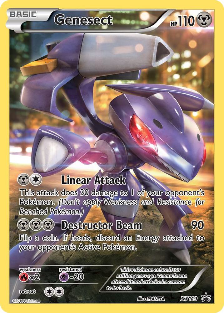 Genesect XY119 card from XY Promos