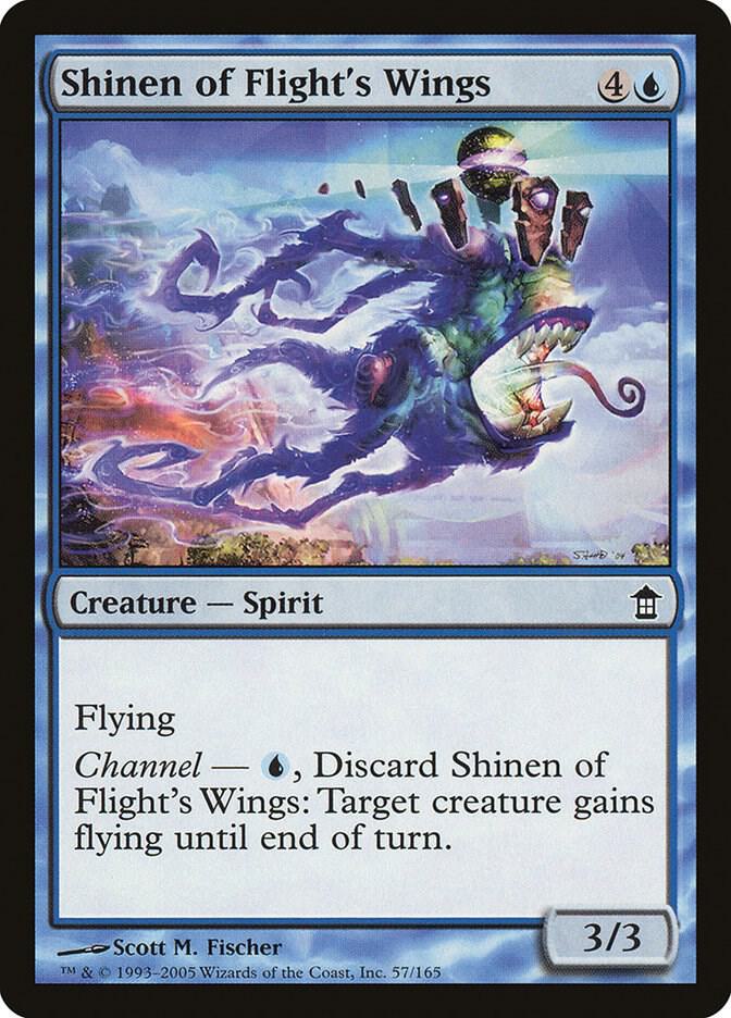 Shinen of Flight's Wings 57 card from Saviors of Kamigawa