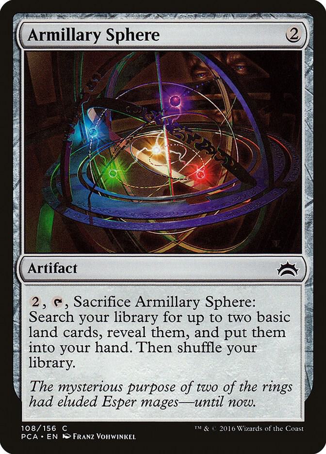 Armillary Sphere 108 card from Planechase Anthology