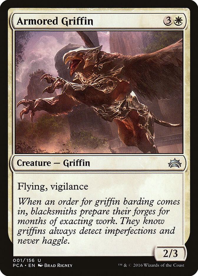 Armored Griffin 1 card from Planechase Anthology