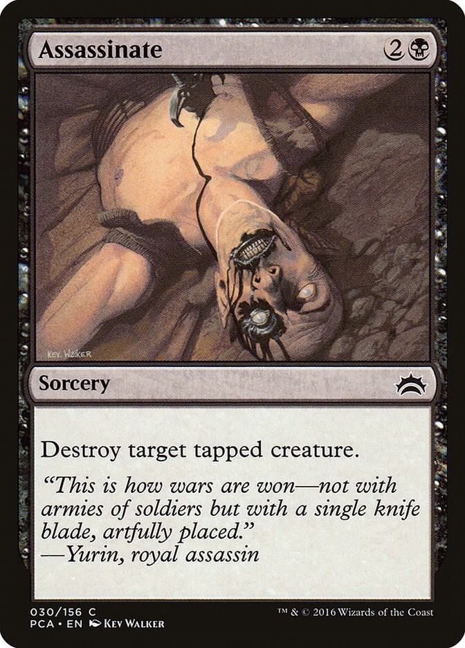 Assassinate 30 card from Planechase Anthology