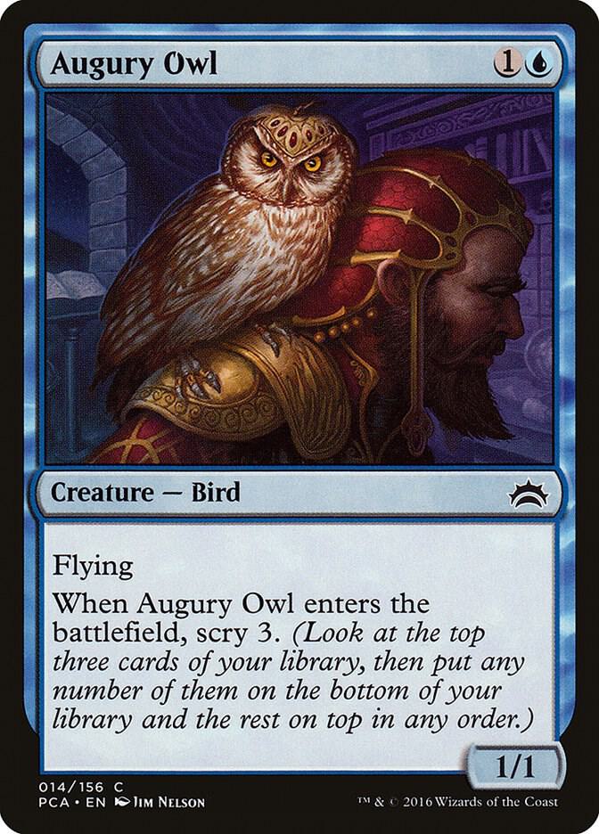 Augury Owl 14 card from Planechase Anthology