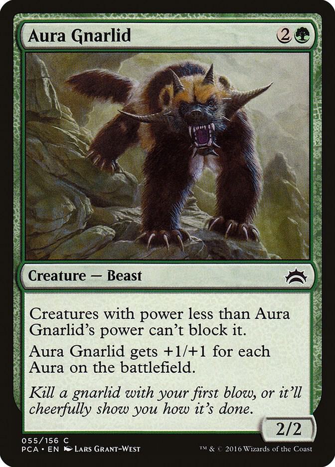 Aura Gnarlid 55 card from Planechase Anthology