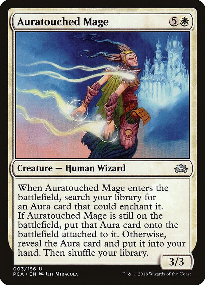 Auratouched Mage 3 card from Planechase Anthology