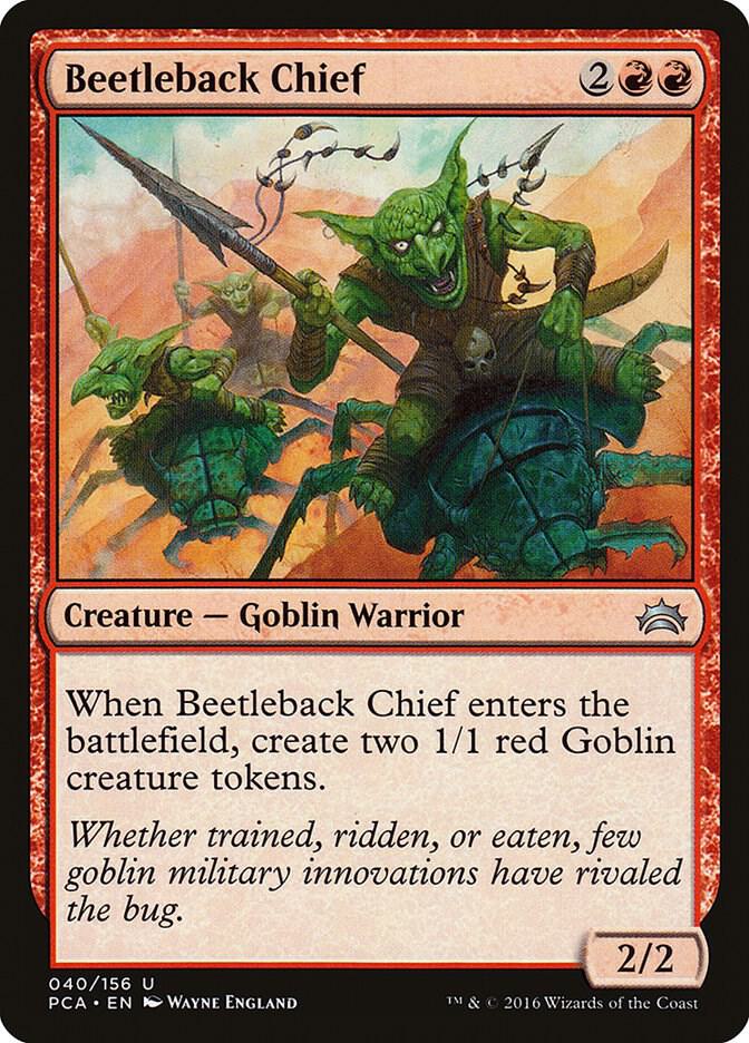 Beetleback Chief 40 card from Planechase Anthology