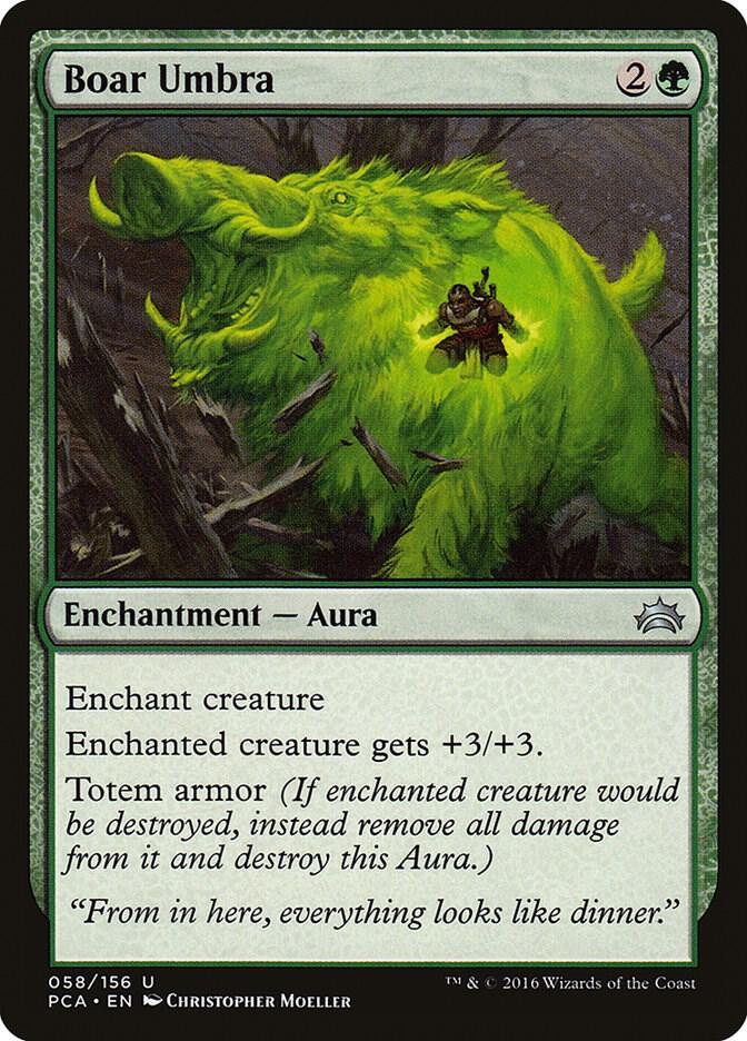 Boar Umbra 58 card from Planechase Anthology