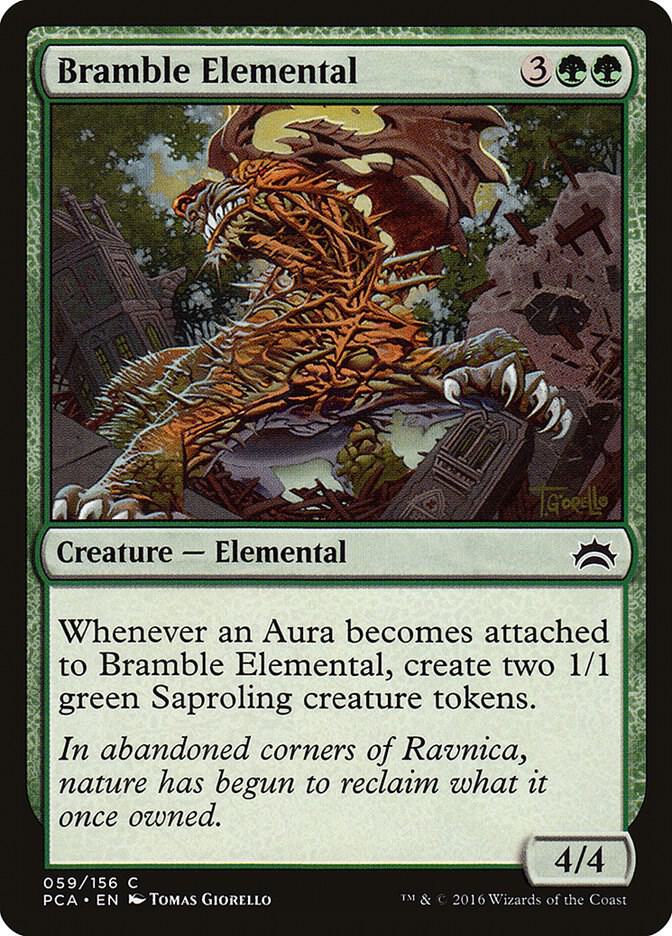 Bramble Elemental 59 card from Planechase Anthology