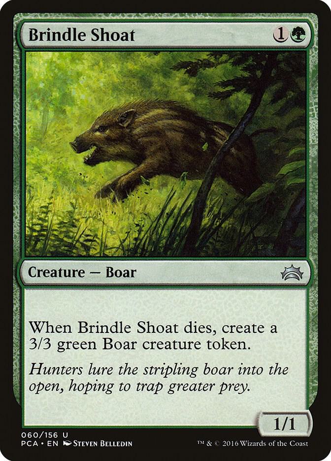 Brindle Shoat 60 card from Planechase Anthology