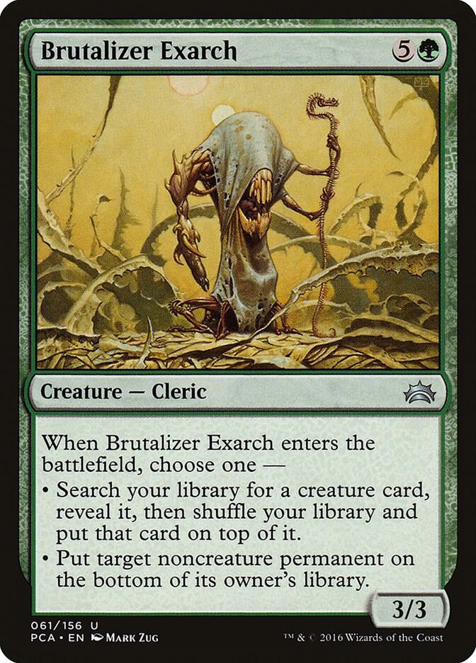 Brutalizer Exarch 61 card from Planechase Anthology