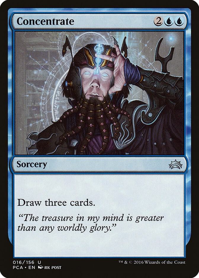 Concentrate 16 card from Planechase Anthology
