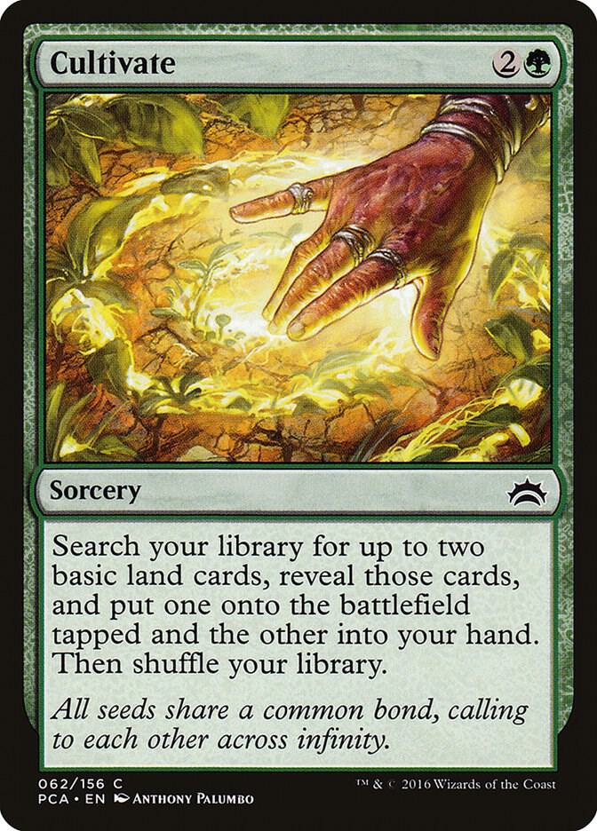Cultivate 62 card from Planechase Anthology