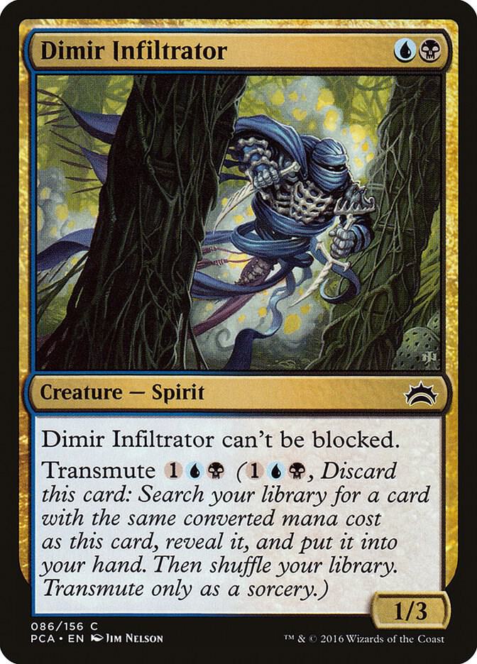Dimir Infiltrator 86 card from Planechase Anthology