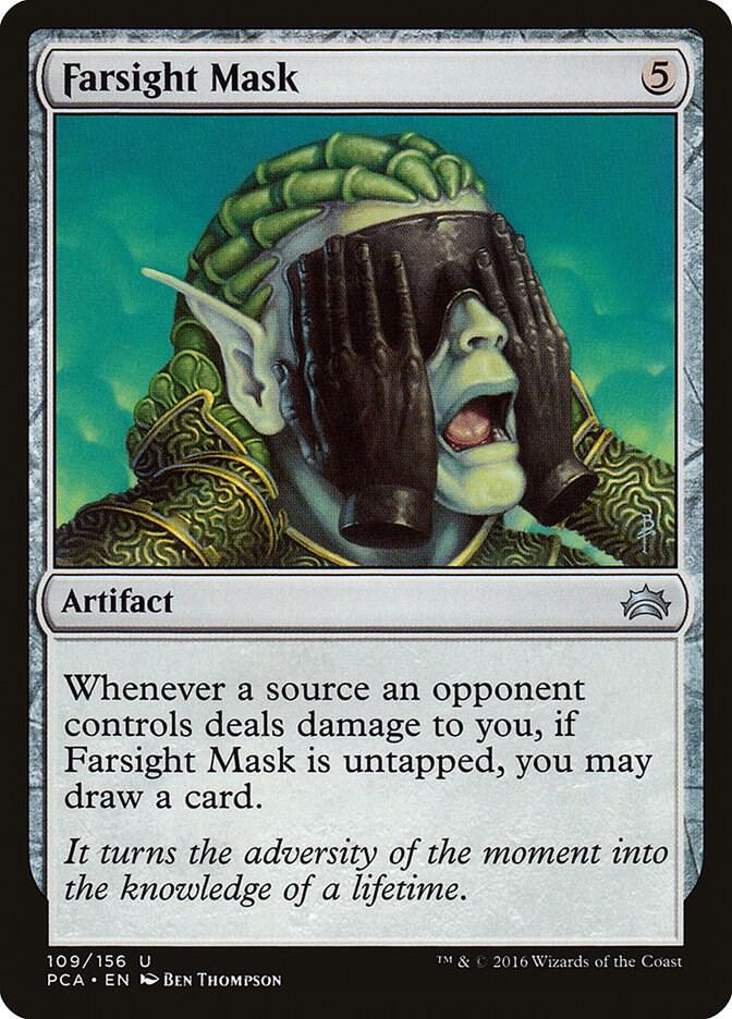 Farsight Mask 109 card from Planechase Anthology