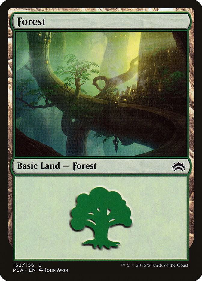 Forest 152 card from Planechase Anthology