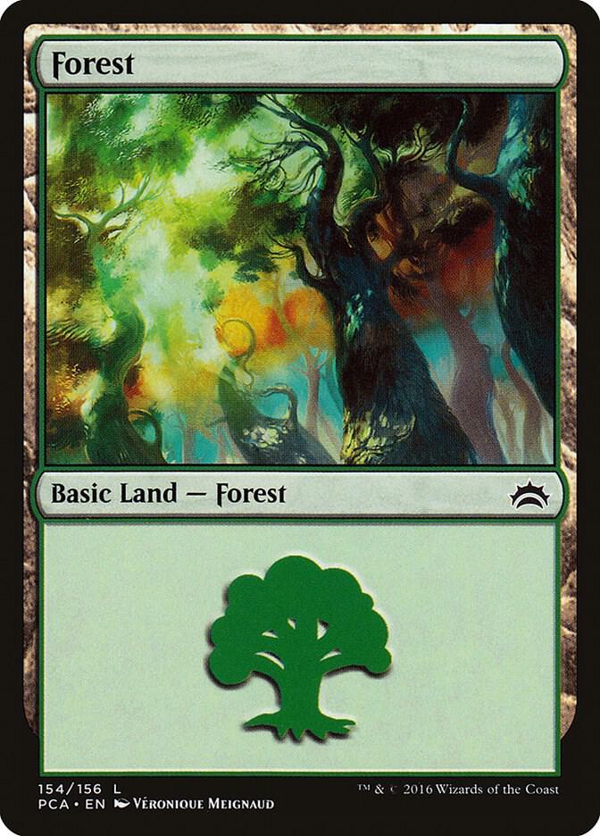 Forest 154 card from Planechase Anthology