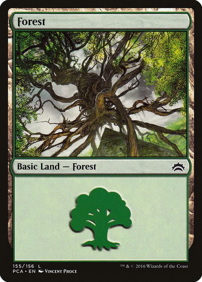 Forest 155 card from Planechase Anthology