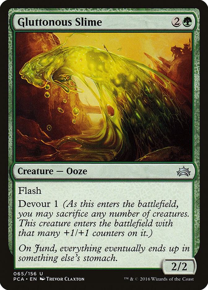 Gluttonous Slime 65 card from Planechase Anthology