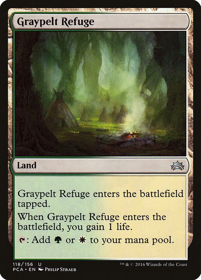 Graypelt Refuge 118 card from Planechase Anthology