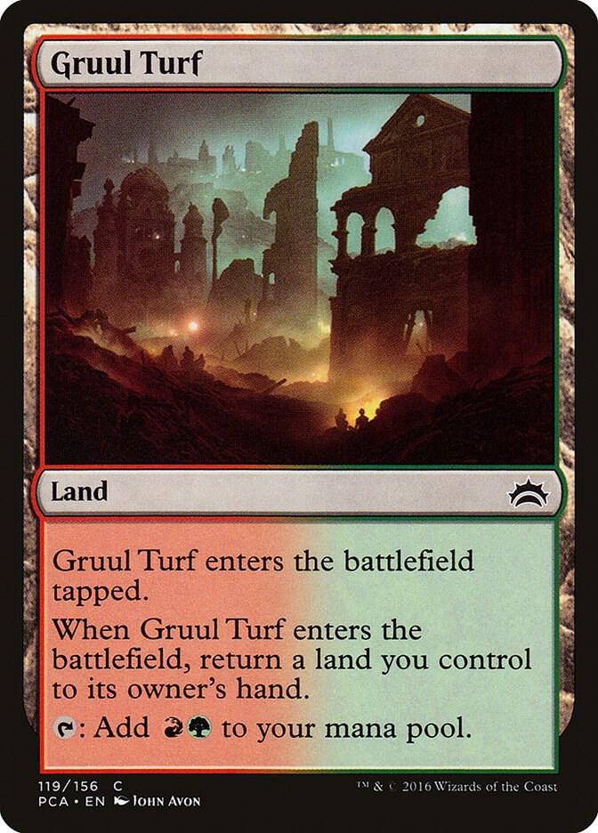 Gruul Turf 119 card from Planechase Anthology