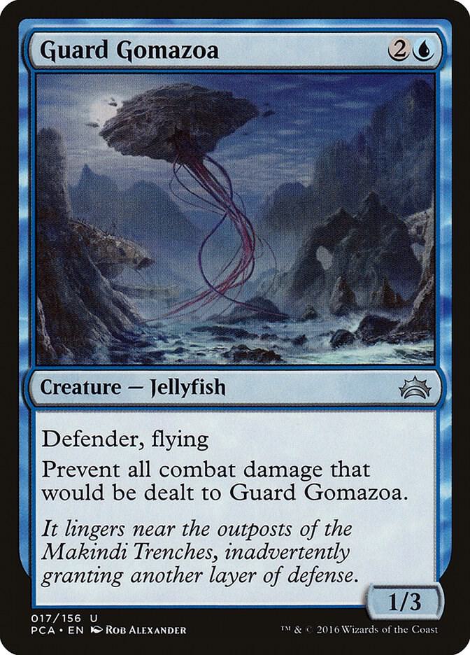 Guard Gomazoa 17 card from Planechase Anthology