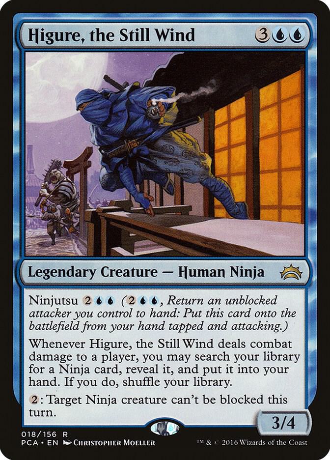 Higure, the Still Wind 18 card from Planechase Anthology