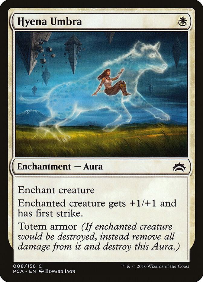 Hyena Umbra 8 card from Planechase Anthology