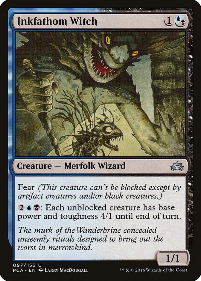 Inkfathom Witch 97 card from Planechase Anthology