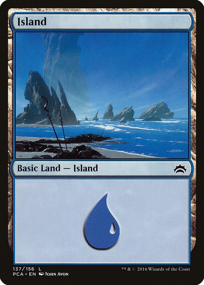 Island 137 card from Planechase Anthology
