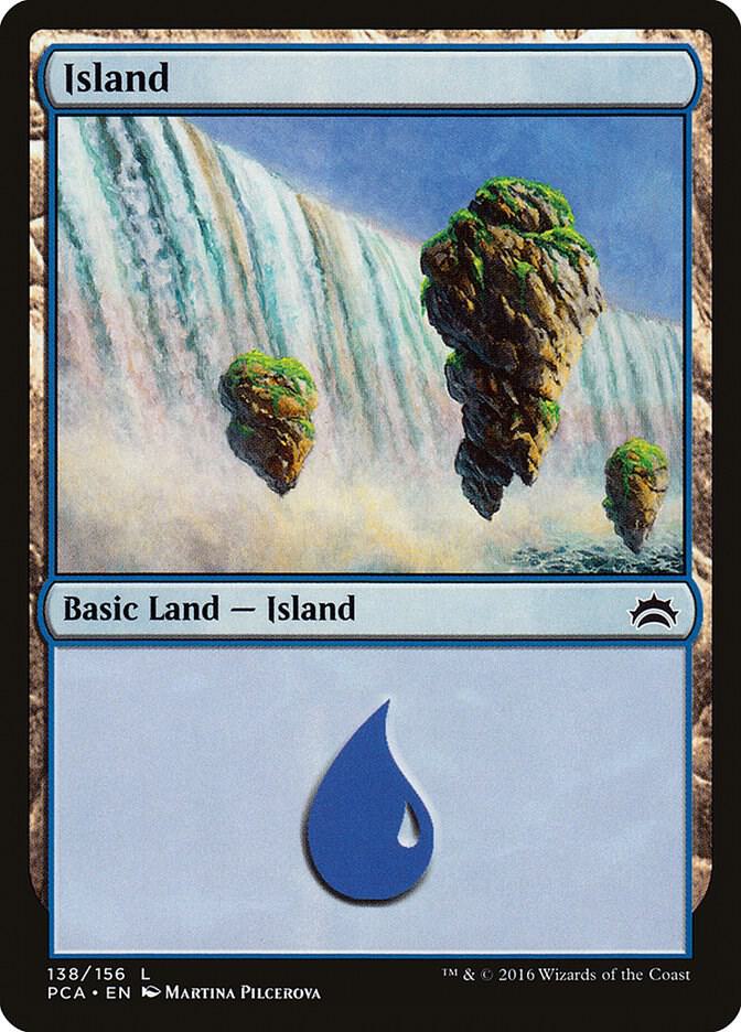Island 138 card from Planechase Anthology