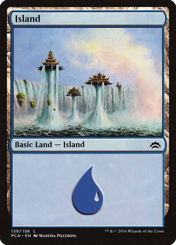Island 139 card from Planechase Anthology