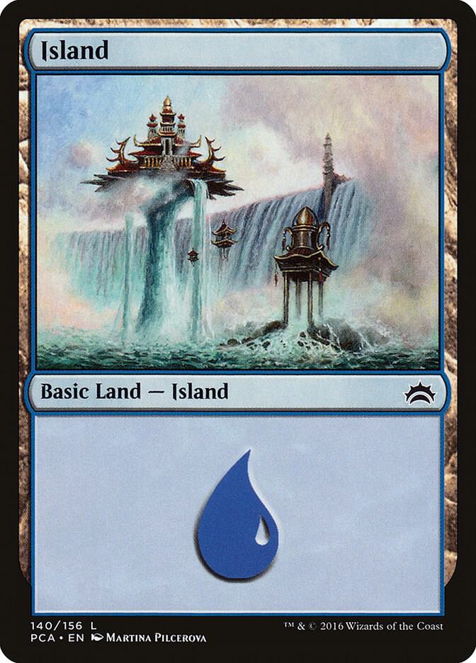 Island 140 card from Planechase Anthology